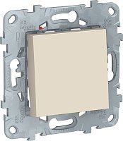 Переключатель без рамки Schneider Electric Unica New 1-кл. проходной бежевый